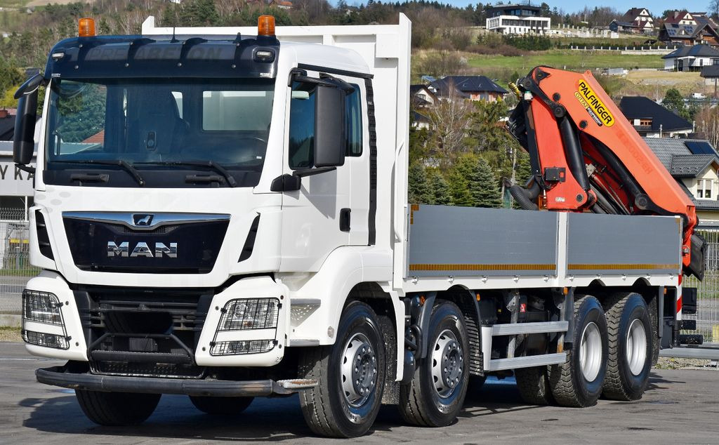 MAN TGS 35.500 * PK 22002 - EH C + FUNK * 8x4 * TOP - Камион с кран, Бордови камион: снимка 4 MAN TGS 35.500 * PK 22002 - EH C + FUNK * 8x4 * TOP - Камион с кран, Бордови камион: снимка 4