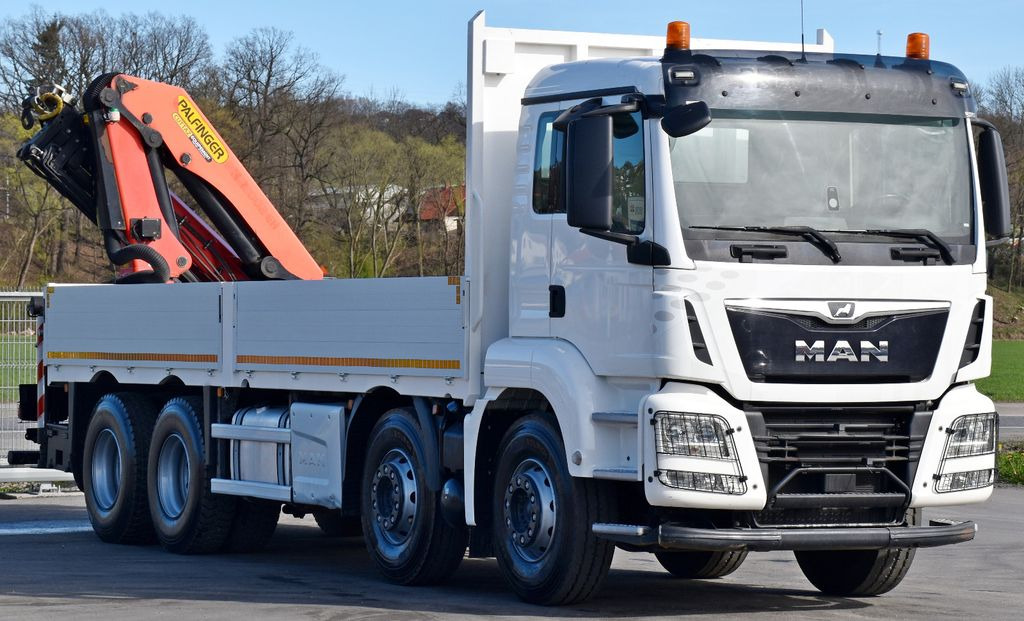 MAN TGS 35.500 * PK 22002 - EH C + FUNK * 8x4 * TOP - Камион с кран, Бордови камион: снимка 3 MAN TGS 35.500 * PK 22002 - EH C + FUNK * 8x4 * TOP - Камион с кран, Бордови камион: снимка 3