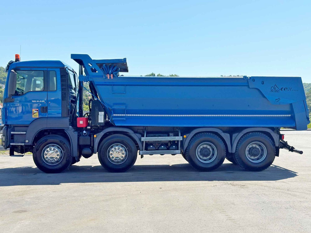 MAN TGS 41.440 * KIPPER * 8x4 * TOPZUSTAND - Самосвал камион, Камион с кран: снимка 4 MAN TGS 41.440 * KIPPER * 8x4 * TOPZUSTAND - Самосвал камион, Камион с кран: снимка 4