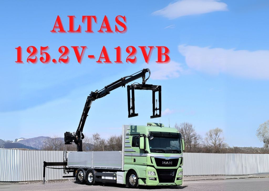 MAN TGX 26.440 Pritsche 6,60 m* ATLAS 125.2V-A12VB MAN TGX 26.440 Pritsche 6,60 m* ATLAS 125.2V-A12VB - Камион с кран: снимка 1 MAN TGX 26.440 Pritsche 6,60 m* ATLAS 125.2V-A12VB MAN TGX 26.440 Pritsche 6,60 m* ATLAS 125.2V-A12VB - Камион с кран: снимка 1