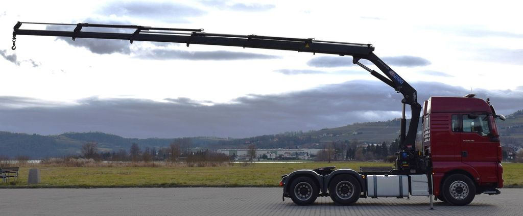 MAN TGX 28.480 Sattelzugmaschine + HMF 2120 K5/FUNK - Камион с кран: снимка 5 MAN TGX 28.480 Sattelzugmaschine + HMF 2120 K5/FUNK - Камион с кран: снимка 5