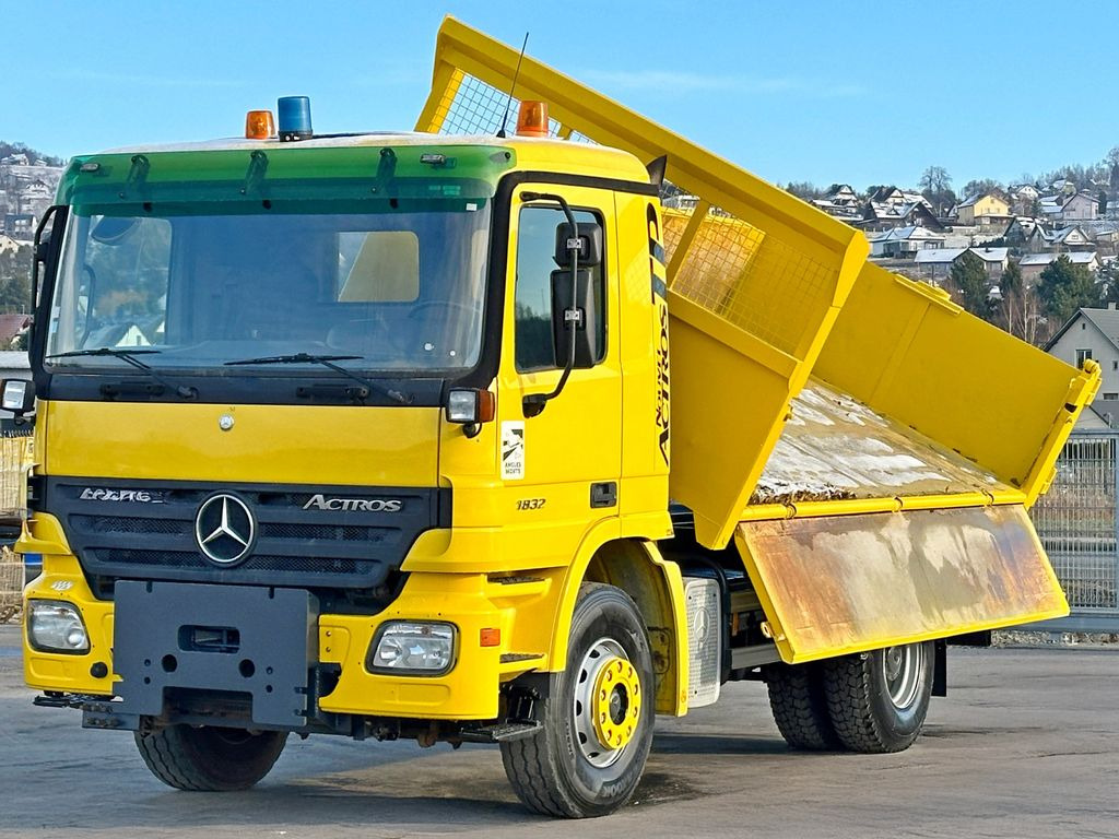 Mercedes-Benz ACTROS 1832* KIPPER 4,60 m + BORDMATIC * TOP - Самосвал камион, Камион с кран: снимка 3 Mercedes-Benz ACTROS 1832* KIPPER 4,60 m + BORDMATIC * TOP - Самосвал камион, Камион с кран: снимка 3