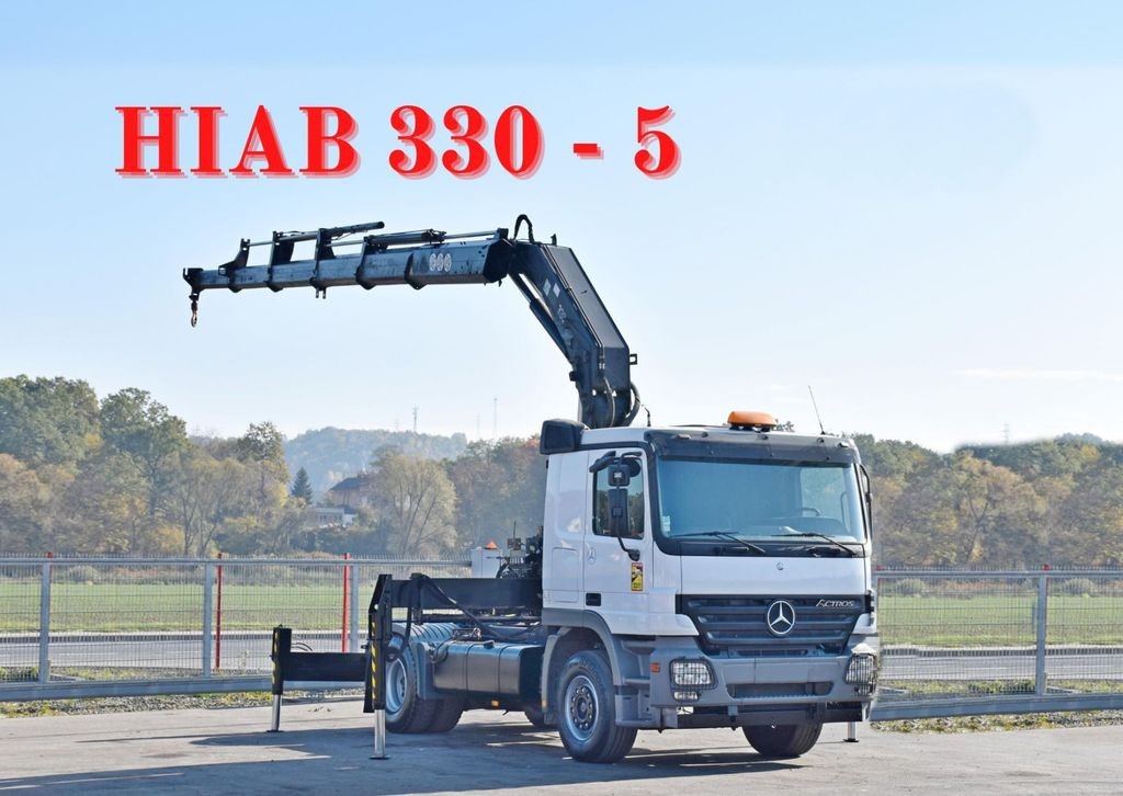Mercedes-Benz ACTROS 1844 * Sattelzugmaschine *HIAB 330-5/FUNK Mercedes-Benz ACTROS 1844 * Sattelzugmaschine *HIAB 330-5/FUNK - Камион с кран, Влекач: снимка 1 Mercedes-Benz ACTROS 1844 * Sattelzugmaschine *HIAB 330-5/FUNK Mercedes-Benz ACTROS 1844 * Sattelzugmaschine *HIAB 330-5/FUNK - Камион с кран, Влекач: снимка 1