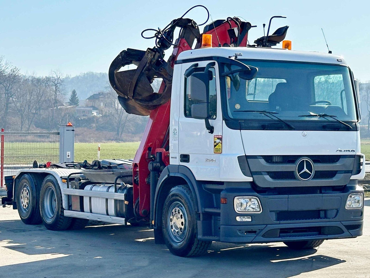 Mercedes-Benz ACTROS 2544 * ABROLLKIPPER * LHO L190Z(78) * TOP - Мултилифт с кука камион, Камион с кран: снимка 3 Mercedes-Benz ACTROS 2544 * ABROLLKIPPER * LHO L190Z(78) * TOP - Мултилифт с кука камион, Камион с кран: снимка 3