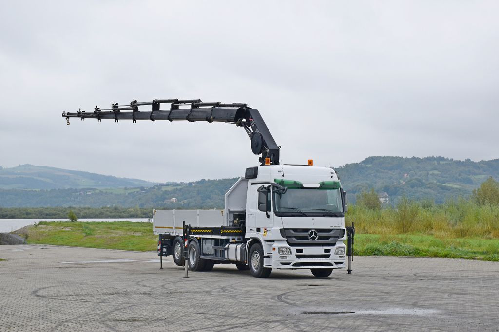 Mercedes-Benz ACTROS 2544 * HIAB 377 E - 8 HIPRO + FUNK* TOP - Камион с кран, Бордови камион: снимка 2 Mercedes-Benz ACTROS 2544 * HIAB 377 E - 8 HIPRO + FUNK* TOP - Камион с кран, Бордови камион: снимка 2