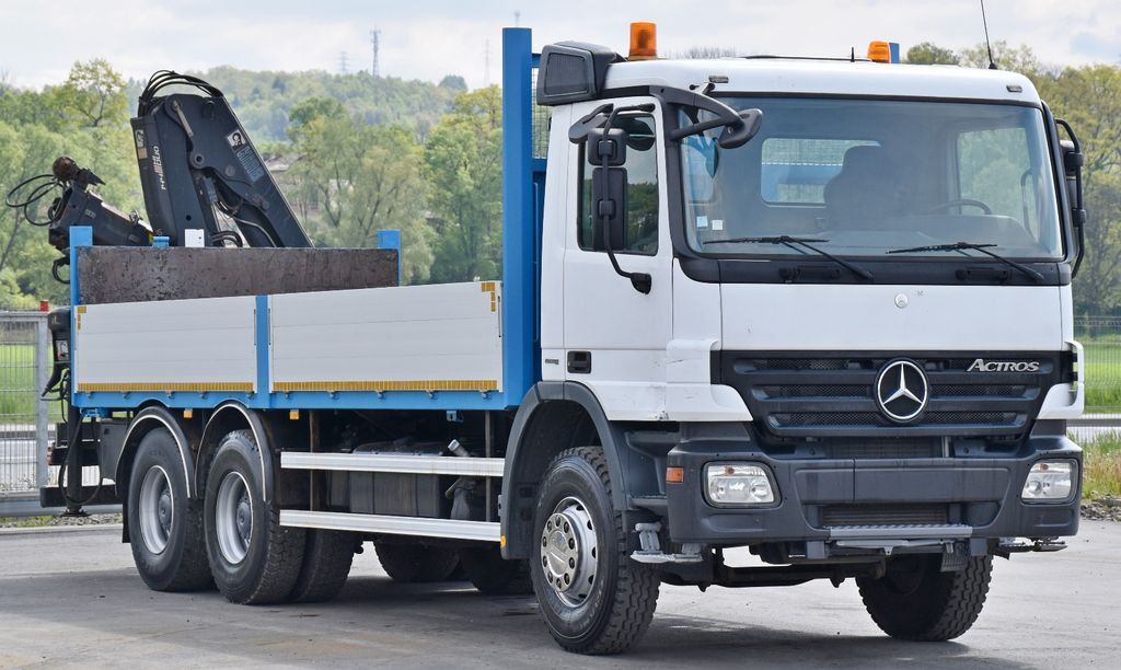 Mercedes-Benz ACTROS 2632 * HIAB 144BS-2HIDUO+FUNK / 6x4 - Камион с кран: снимка 3 Mercedes-Benz ACTROS 2632 * HIAB 144BS-2HIDUO+FUNK / 6x4 - Камион с кран: снимка 3