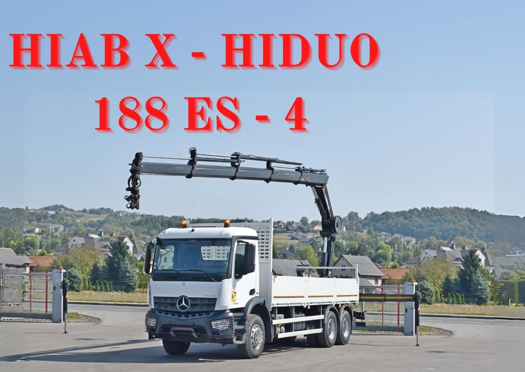 Mercedes-Benz ACTROS 2636 *HIAB X-HIDUO 188 ES-4/FUNK + * 6x4 Mercedes-Benz AROCS 2636 *HIAB X-HIDUO 188 ES-4/FUNK + * 6x4 - Камион с кран, Бордови камион: снимка 1 Mercedes-Benz ACTROS 2636 *HIAB X-HIDUO 188 ES-4/FUNK + * 6x4 Mercedes-Benz AROCS 2636 *HIAB X-HIDUO 188 ES-4/FUNK + * 6x4 - Камион с кран, Бордови камион: снимка 1