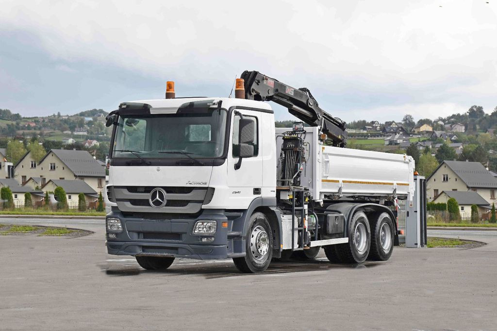 Mercedes-Benz ACTROS 2641 * HIAB 144 B-2 DUO * 6x4 *TOPZUSTAND - Самосвал камион, Камион с кран: снимка 2 Mercedes-Benz ACTROS 2641 * HIAB 144 B-2 DUO * 6x4 *TOPZUSTAND - Самосвал камион, Камион с кран: снимка 2