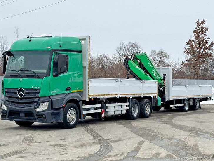 Mercedes-Benz ACTROS 2645 * FASSI F345.24 XE + FUNK + Anhänger - Камион с кран: снимка 4 Mercedes-Benz ACTROS 2645 * FASSI F345.24 XE + FUNK + Anhänger - Камион с кран: снимка 4