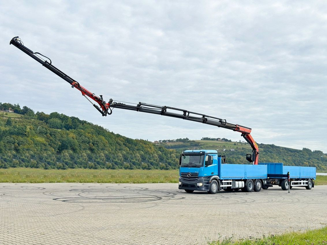 Mercedes-Benz ANTOS 2545*PK 26002-EHE+JIB PJ060A+Anhänger/FUNK - Камион с кран: снимка 2 Mercedes-Benz ANTOS 2545*PK 26002-EHE+JIB PJ060A+Anhänger/FUNK - Камион с кран: снимка 2