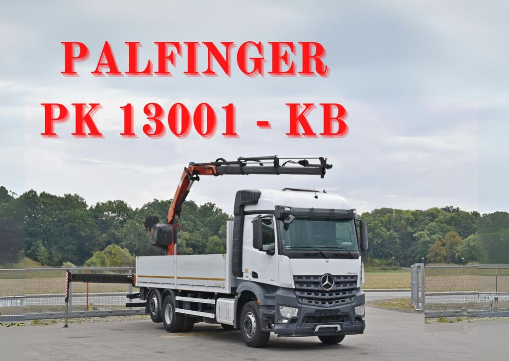 Mercedes-Benz AROCS 2542* PK 13001-K B* TOPZUSTAND - Камион с кран, Бордови камион: снимка 1 Mercedes-Benz AROCS 2542* PK 13001-K B* TOPZUSTAND - Камион с кран, Бордови камион: снимка 1