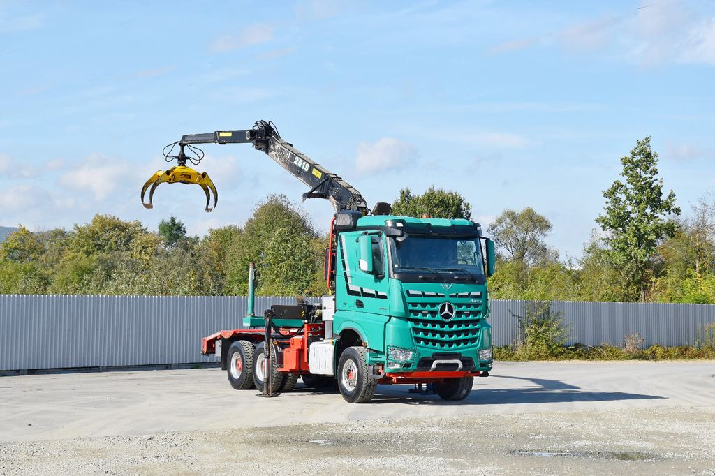 Mercedes-Benz AROCS 3363 *HOLZTRANSPORTER * LOGLIFT 251S /6x4 - Камион за дърва, Камион с кран: снимка 2 Mercedes-Benz AROCS 3363 *HOLZTRANSPORTER * LOGLIFT 251S /6x4 - Камион за дърва, Камион с кран: снимка 2