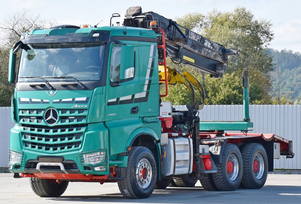 Mercedes-Benz AROCS 3363 *HOLZTRANSPORTER * LOGLIFT 251S /6x4 - Камион за дърва, Камион с кран: снимка 3 Mercedes-Benz AROCS 3363 *HOLZTRANSPORTER * LOGLIFT 251S /6x4 - Камион за дърва, Камион с кран: снимка 3