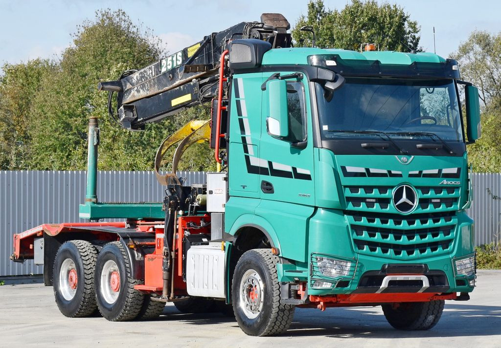 Mercedes-Benz AROCS 3363 *HOLZTRANSPORTER * LOGLIFT 251S /6x4 - Камион за дърва, Камион с кран: снимка 4 Mercedes-Benz AROCS 3363 *HOLZTRANSPORTER * LOGLIFT 251S /6x4 - Камион за дърва, Камион с кран: снимка 4