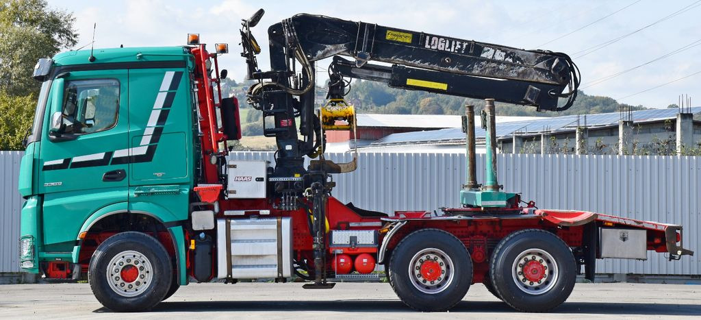 Mercedes-Benz AROCS 3363 *HOLZTRANSPORTER * LOGLIFT 251S /6x4 - Камион за дърва, Камион с кран: снимка 5 Mercedes-Benz AROCS 3363 *HOLZTRANSPORTER * LOGLIFT 251S /6x4 - Камион за дърва, Камион с кран: снимка 5