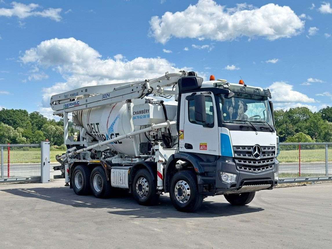 Mercedes-Benz AROCS 3743 * Betonpumpe + FUNK * 8x4 * TOP - Бетон помпа: снимка 1 Mercedes-Benz AROCS 3743 * Betonpumpe + FUNK * 8x4 * TOP - Бетон помпа: снимка 1