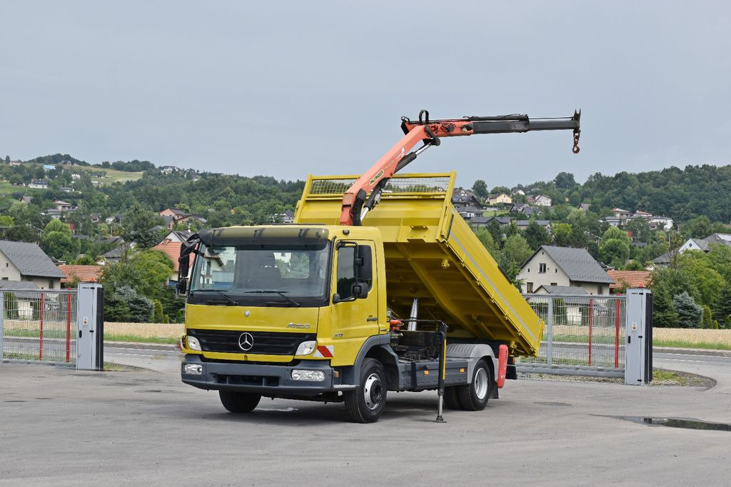 Mercedes-Benz ATEGO 818 * KIPPER 4,05m + PK 6501A * TOP - Камион с кран, Самосвал камион: снимка 2 Mercedes-Benz ATEGO 818 * KIPPER 4,05m + PK 6501A * TOP - Камион с кран, Самосвал камион: снимка 2