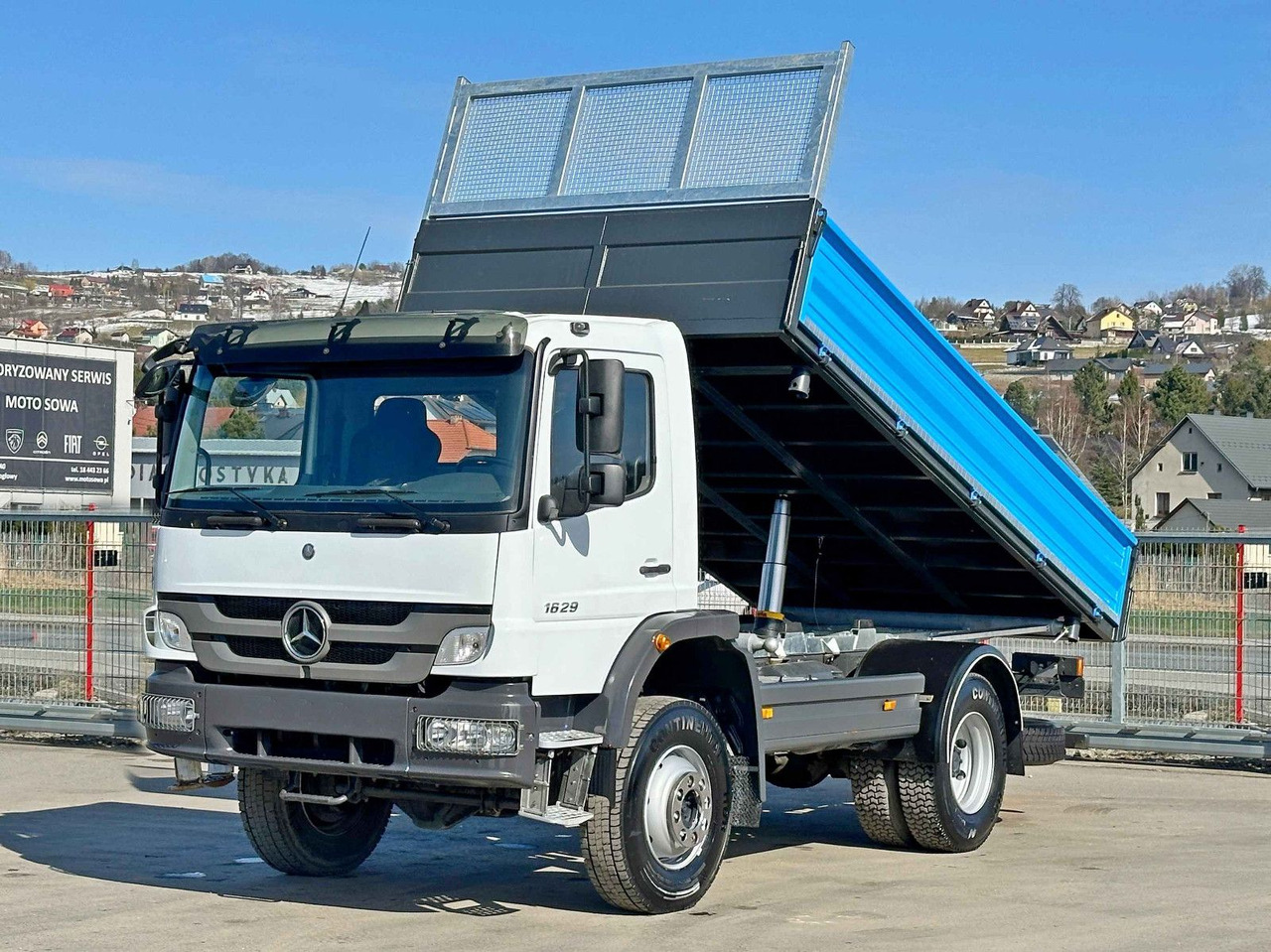 Mercedes-Benz AXOR 1629 * KIPPER 4,80 m * 4x4 * TOPZUSTAND - Самосвал камион, Камион с кран: снимка 2 Mercedes-Benz AXOR 1629 * KIPPER 4,80 m * 4x4 * TOPZUSTAND - Самосвал камион, Камион с кран: снимка 2