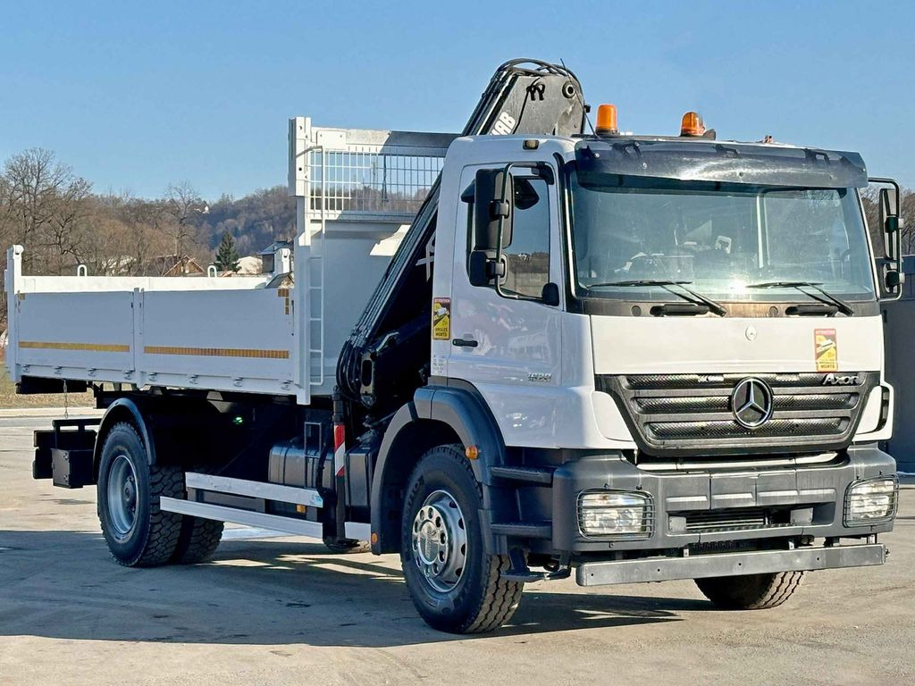 Mercedes-Benz AXOR 1828*HIAB 122 BS-3 HIDUO + FUNK *TOPZUSTAND - Камион с кран, Самосвал камион: снимка 4 Mercedes-Benz AXOR 1828*HIAB 122 BS-3 HIDUO + FUNK *TOPZUSTAND - Камион с кран, Самосвал камион: снимка 4