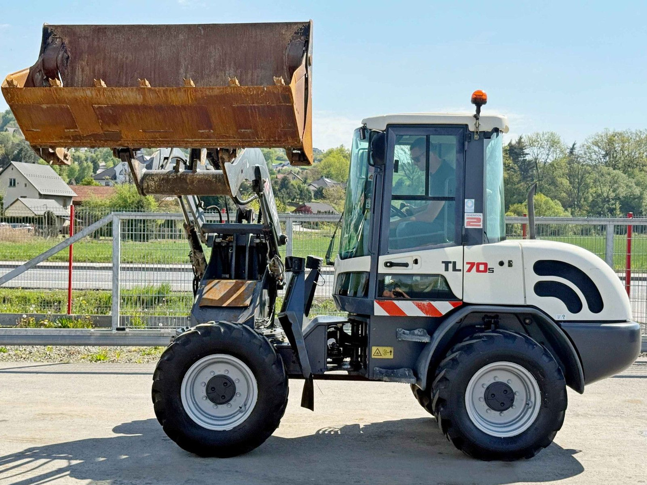 Колесен товарач Neuson WACKER WL 50 * TOPZUSTAND Terex TL 70 s * RADLADER * 4x4 * TOPZUSTAND: снимка 10
