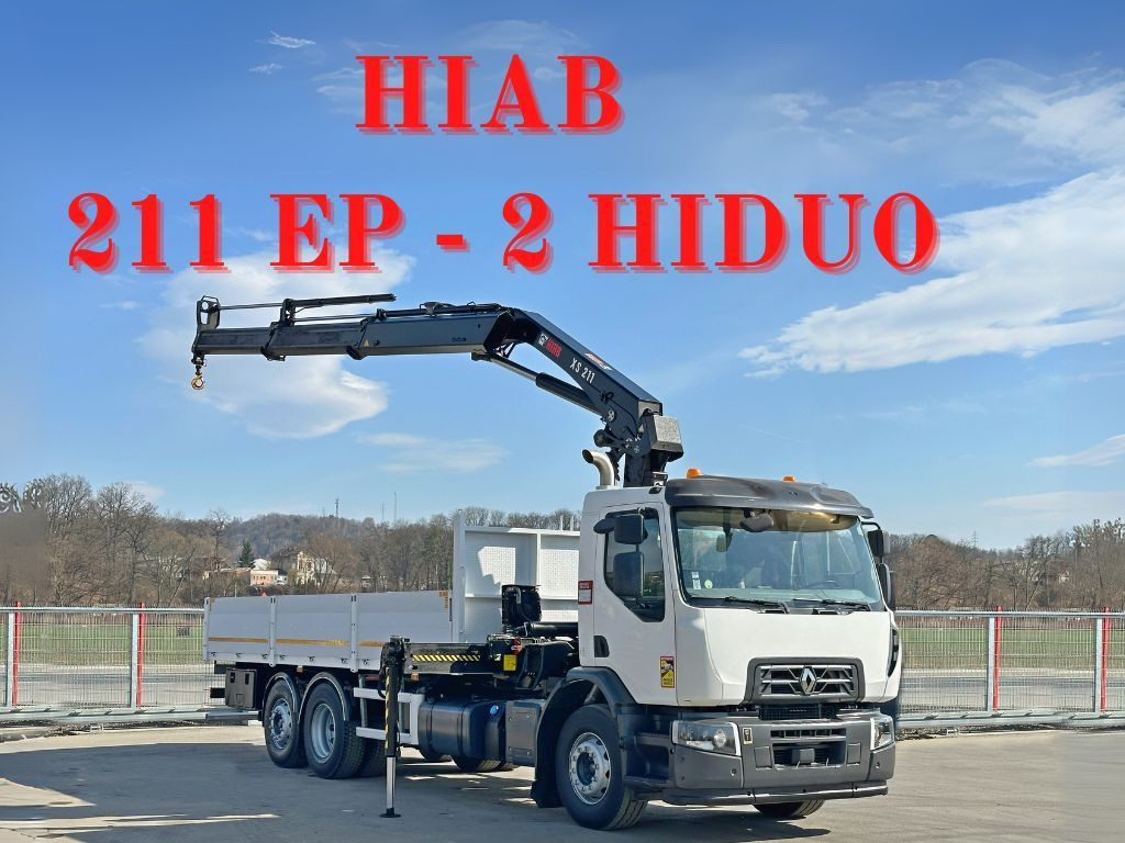 Renault C 320 * HIAB 211 EP - 2 HIDUO + FUNK *TOPZUSTAND - Камион с кран: снимка 1 Renault C 320 * HIAB 211 EP - 2 HIDUO + FUNK *TOPZUSTAND - Камион с кран: снимка 1