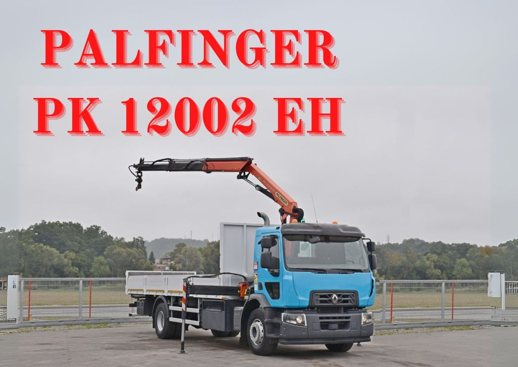 Renault C 320 * PK 12002 EH A + FUNK * TOPZUSTAND - Камион с кран, Бордови камион: снимка 1 Renault C 320 * PK 12002 EH A + FUNK * TOPZUSTAND - Камион с кран, Бордови камион: снимка 1