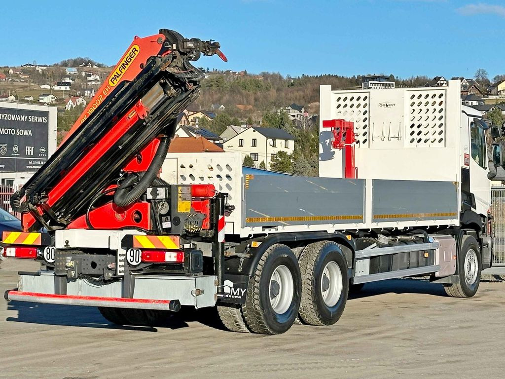 Камион с кран, Бордови камион Renault C 380 *PRITSCHE 6,80m * PK 18002-EH C + FUNK*6x4: снимка 6