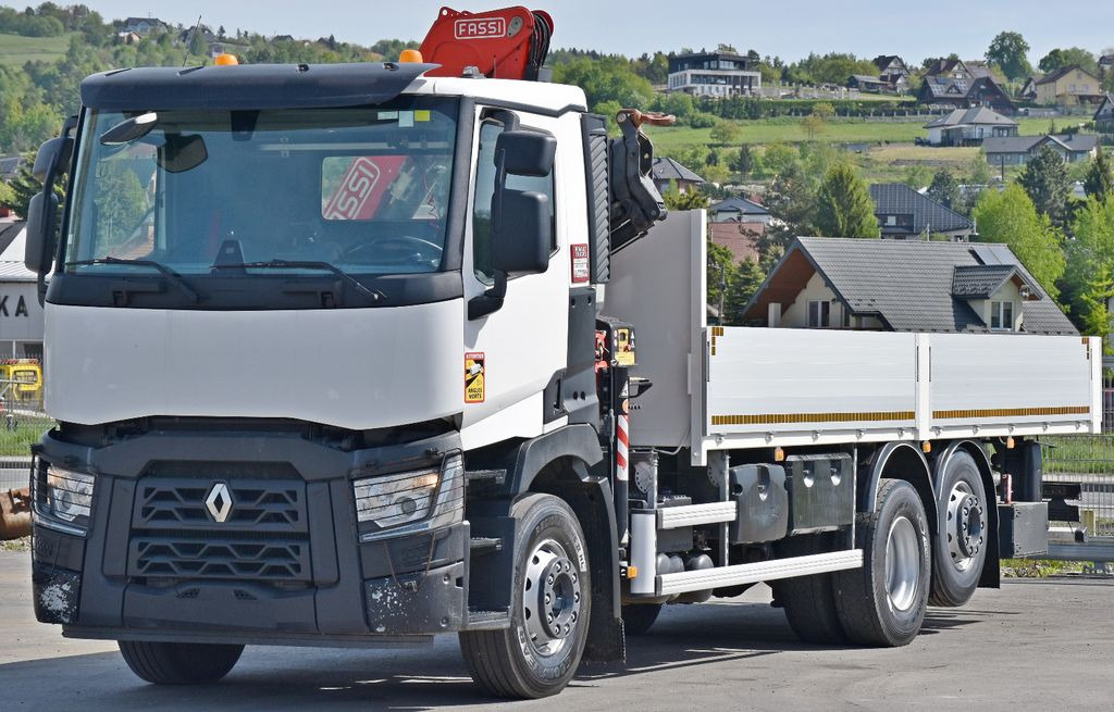 Renault C 380 * PRITSCHE 7,05 m* FASSI F 135C + FUNK - Камион с кран: снимка 4 Renault C 380 * PRITSCHE 7,05 m* FASSI F 135C + FUNK - Камион с кран: снимка 4