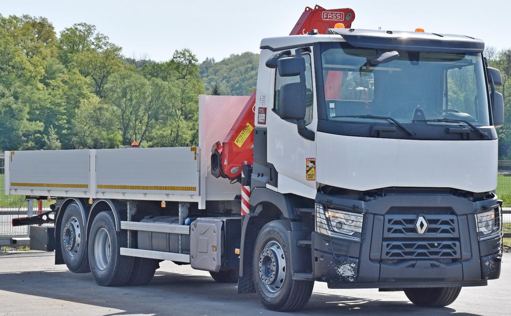 Renault C 380 * PRITSCHE 7,05 m* FASSI F 135C + FUNK - Камион с кран: снимка 3 Renault C 380 * PRITSCHE 7,05 m* FASSI F 135C + FUNK - Камион с кран: снимка 3