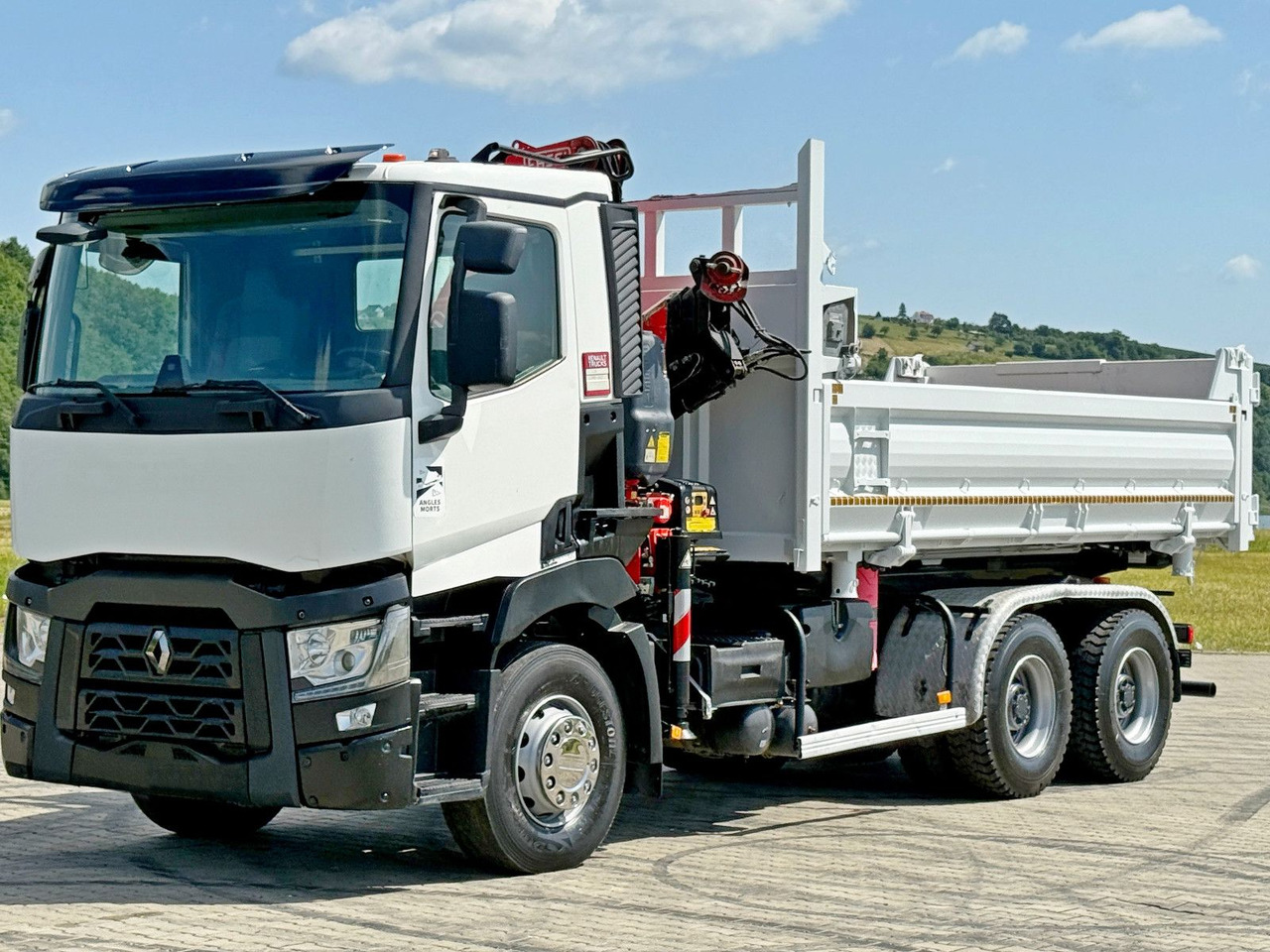 Renault C 430 * FASSI F165A.0.23 + FUNK * 6x4 - Самосвал камион, Камион с кран: снимка 5 Renault C 430 * FASSI F165A.0.23 + FUNK * 6x4 - Самосвал камион, Камион с кран: снимка 5