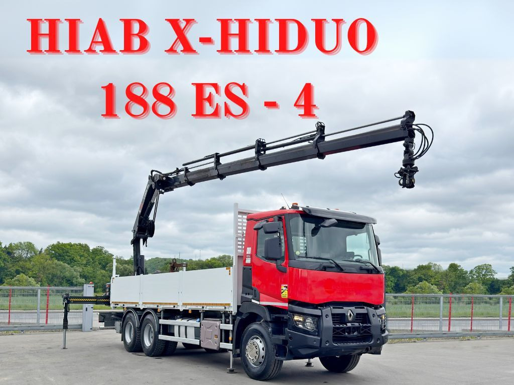 Renault C 430 *HIAB X - HIDUO 188 ES - 4 + FUNK * 6x4 - Камион с кран: снимка 1 Renault C 430 *HIAB X - HIDUO 188 ES - 4 + FUNK * 6x4 - Камион с кран: снимка 1