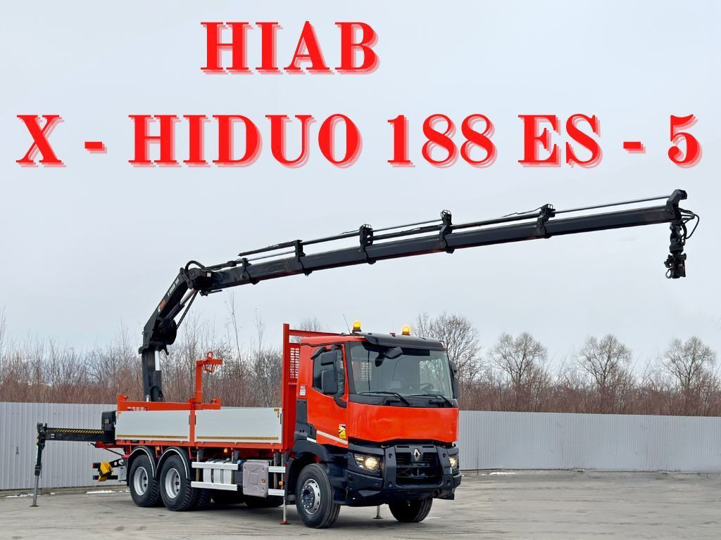 Renault C 430 *HIAB X - HIPRO 188 ES - 5 + FUNK* 6x4 - Камион с кран: снимка 1 Renault C 430 *HIAB X - HIPRO 188 ES - 5 + FUNK* 6x4 - Камион с кран: снимка 1
