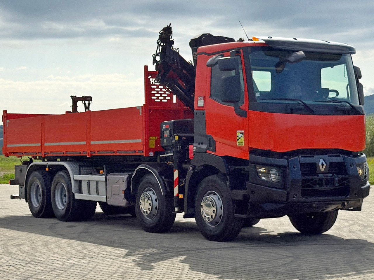 Renault C 430 *KIPPER 6,80m* HIAB X-HIDUO 188 ES-4 * 8x4 - Камион с кран: снимка 4 Renault C 430 *KIPPER 6,80m* HIAB X-HIDUO 188 ES-4 * 8x4 - Камион с кран: снимка 4