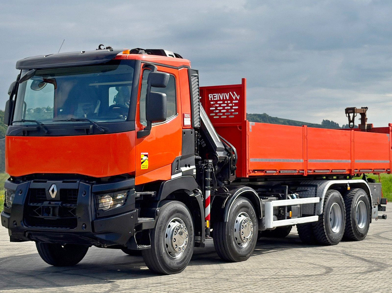 Renault C 430 *KIPPER 6,80m* HIAB X-HIDUO 188 ES-4 * 8x4 - Камион с кран: снимка 3 Renault C 430 *KIPPER 6,80m* HIAB X-HIDUO 188 ES-4 * 8x4 - Камион с кран: снимка 3