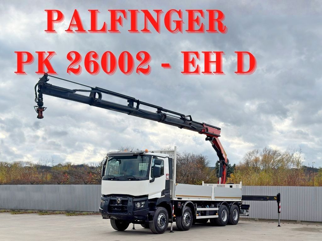 Renault C430 * PALFINGER PK 26002 - EHD + FUNK/ 8x4 - Камион с кран: снимка 1 Renault C430 * PALFINGER PK 26002 - EHD + FUNK/ 8x4 - Камион с кран: снимка 1