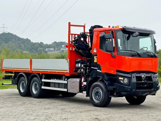 Renault K 380 * HIAB 166 BS-3 HIDUO + FUNK* 6x4 - Камион с кран: снимка 4 Renault K 380 * HIAB 166 BS-3 HIDUO + FUNK* 6x4 - Камион с кран: снимка 4