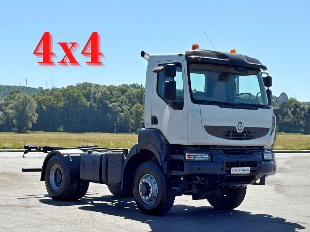 Renault KERAX 370 * FAHRGESTELL 4,55 m / 4x4*TOPZUSTAND - Шаси кабина: снимка 1 Renault KERAX 370 * FAHRGESTELL 4,55 m / 4x4*TOPZUSTAND - Шаси кабина: снимка 1