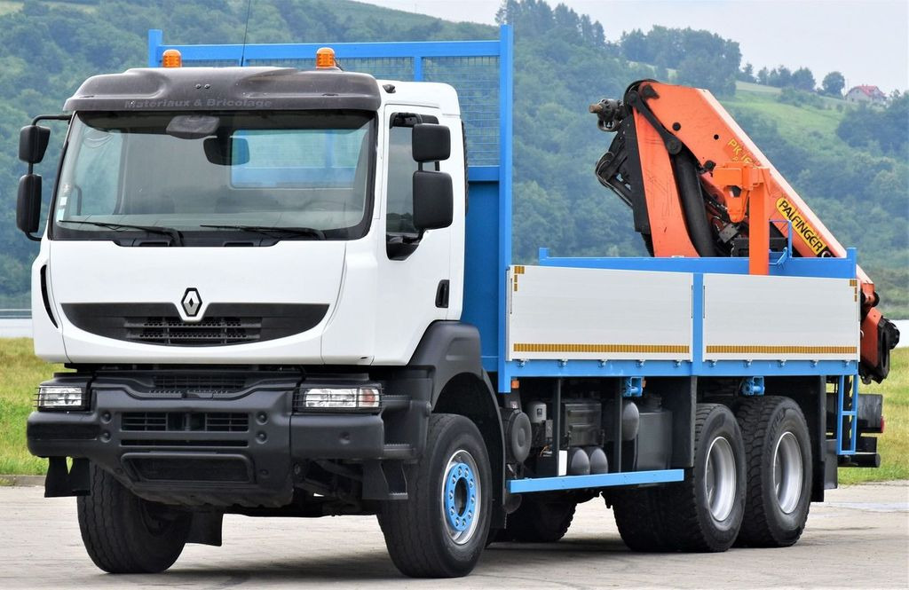 Renault KERAX 370 *PK 16502 + FUNK / 6x4 * TOP - Камион с кран, Бордови камион: снимка 4 Renault KERAX 370 *PK 16502 + FUNK / 6x4 * TOP - Камион с кран, Бордови камион: снимка 4