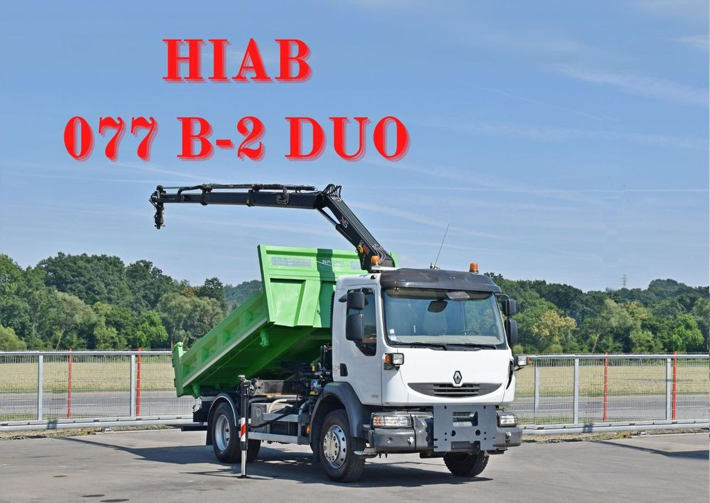 Renault MIDLUM 220 DXI *KIPPER 3,80m *HIAB 077 B-2 DUO Renault MIDLUM 220 DXI *KIPPER 3,80m *HIAB 077 B-2 DUO - Камион с кран, Самосвал камион: снимка 1 Renault MIDLUM 220 DXI *KIPPER 3,80m *HIAB 077 B-2 DUO Renault MIDLUM 220 DXI *KIPPER 3,80m *HIAB 077 B-2 DUO - Камион с кран, Самосвал камион: снимка 1