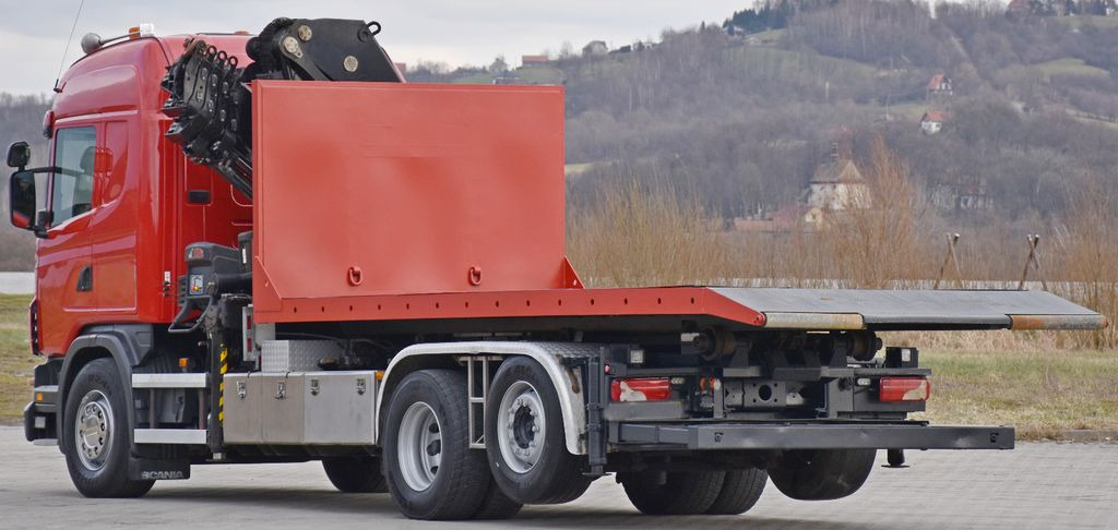 Камион пътна помощ Scania G 400 * Abschleppwagen 6,40m* KRAN + FUNK * TOP: снимка 6