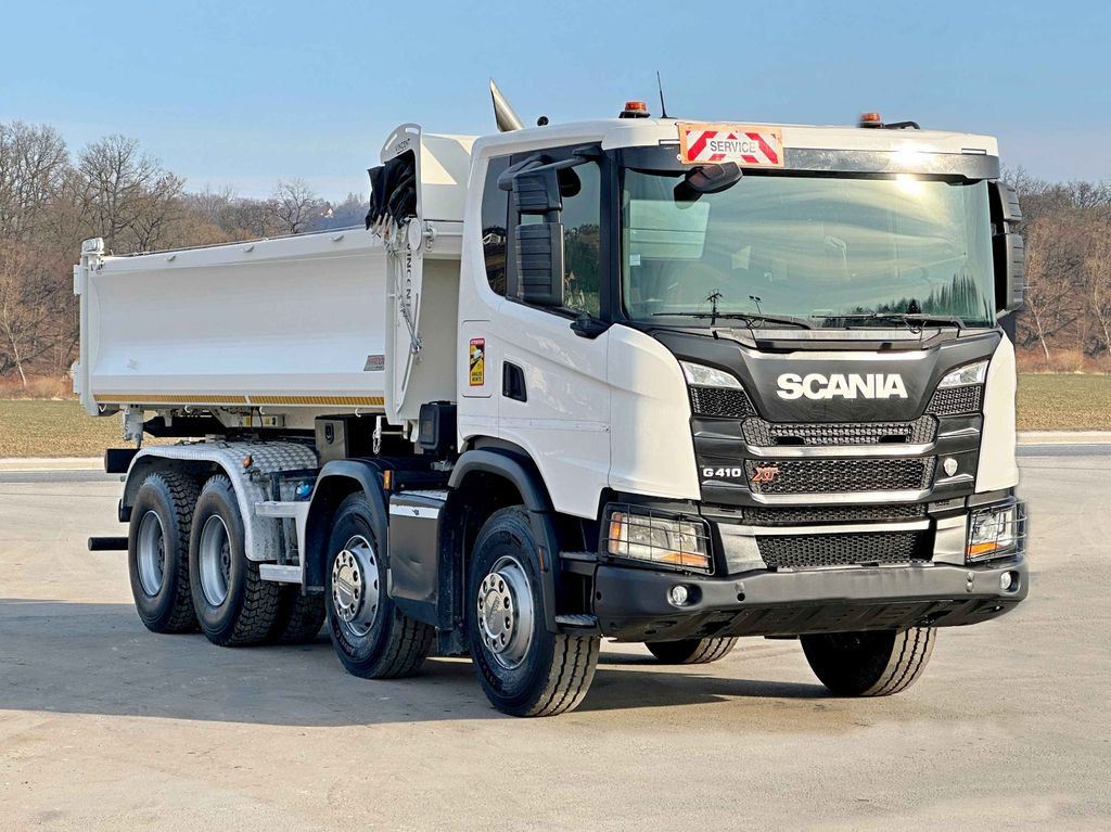 Scania G 410 * Kipper + BORDMATIC* TOPZUSTAND / 8x4 - Самосвал камион: снимка 1 Scania G 410 * Kipper + BORDMATIC* TOPZUSTAND / 8x4 - Самосвал камион: снимка 1
