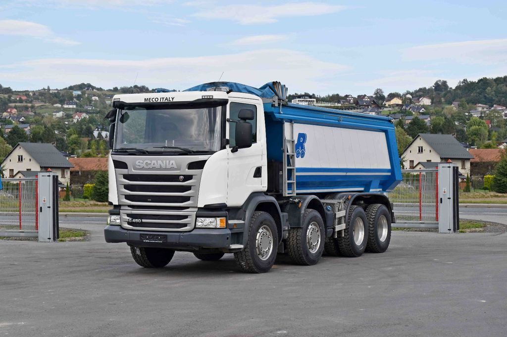 Scania G 450 * Kipper * TOPZUSTAND / 8x4 - Самосвал камион: снимка 1 Scania G 450 * Kipper * TOPZUSTAND / 8x4 - Самосвал камион: снимка 1