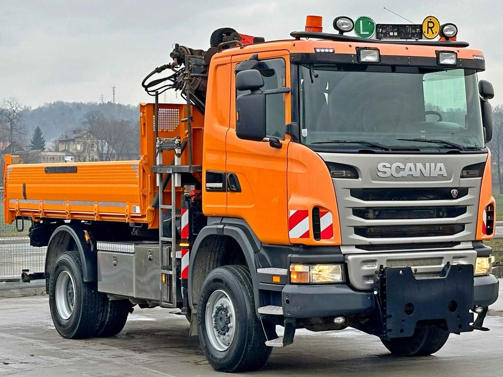 Scania G360 Kipper 4,10m *PK 11002 B + FUNK *4x4 - Самосвал камион, Камион с кран: снимка 3 Scania G360 Kipper 4,10m *PK 11002 B + FUNK *4x4 - Самосвал камион, Камион с кран: снимка 3