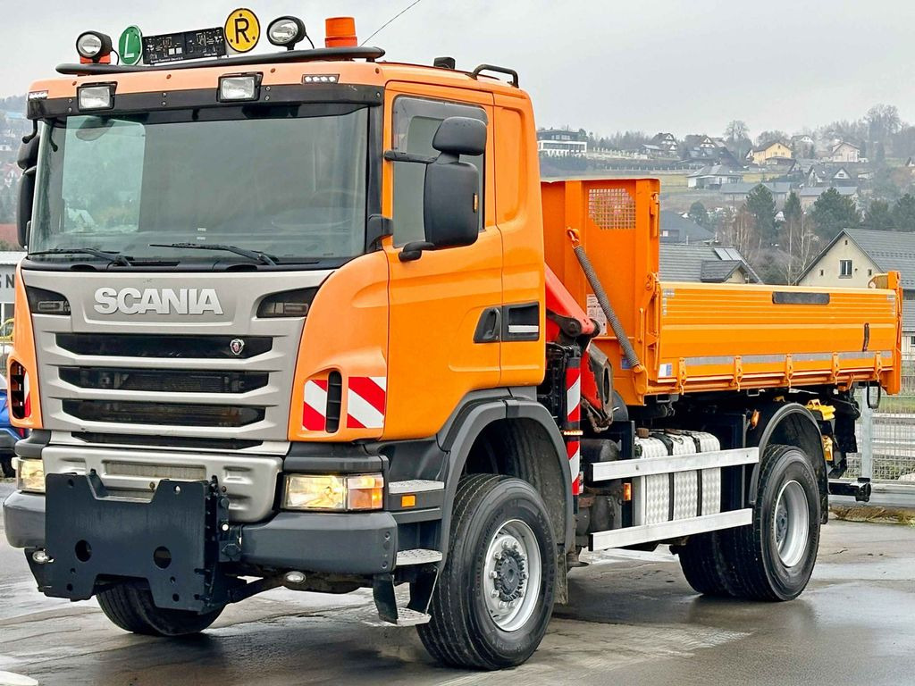 Scania G360 Kipper 4,10m *PK 11002 B + FUNK *4x4 - Самосвал камион, Камион с кран: снимка 3 Scania G360 Kipper 4,10m *PK 11002 B + FUNK *4x4 - Самосвал камион, Камион с кран: снимка 3