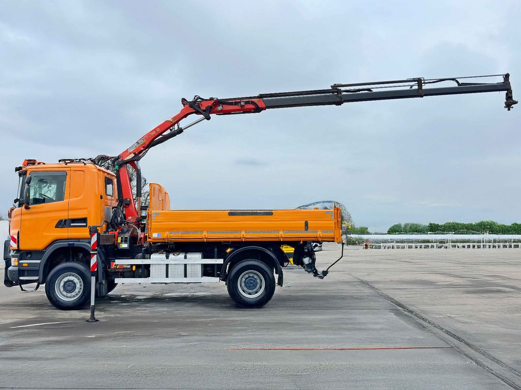 Scania G360 Kipper 4,10m *PK 11002 B + FUNK *4x4 - Самосвал камион, Камион с кран: снимка 5 Scania G360 Kipper 4,10m *PK 11002 B + FUNK *4x4 - Самосвал камион, Камион с кран: снимка 5