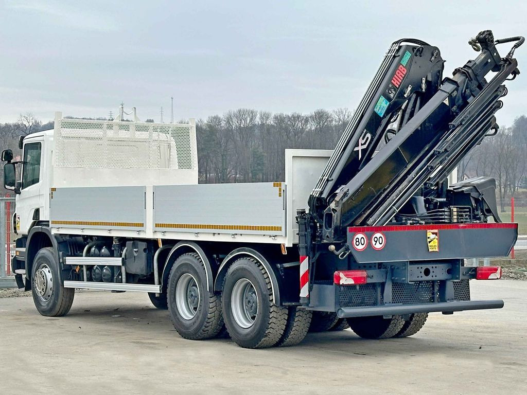 Камион с кран, Бордови камион Scania P 360 * HIAB 166D S-4 HIDUO/FUNK * 6x4: снимка 6