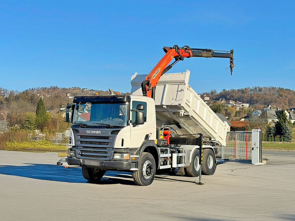 Scania P 360 Kipper 4,70 m * PK 13001-KA + FUNK * 6x4 - Самосвал камион, Камион с кран: снимка 2 Scania P 360 Kipper 4,70 m * PK 13001-KA + FUNK * 6x4 - Самосвал камион, Камион с кран: снимка 2