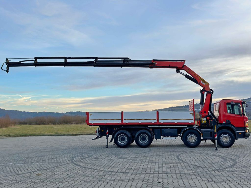 Scania P 400 Kipper 6,80 m * PK 33002-EH D + FUNK * 8x4 - Самосвал камион, Камион с кран: снимка 5 Scania P 400 Kipper 6,80 m * PK 33002-EH D + FUNK * 8x4 - Самосвал камион, Камион с кран: снимка 5