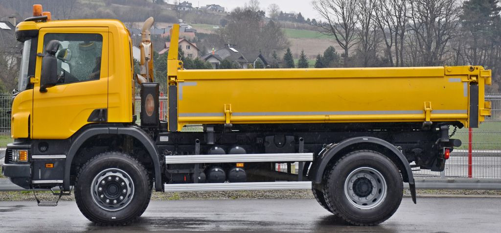 Самосвал камион Scania P 410 Kipper 4,20m + BORDMATIC / TOPZUSTAND: снимка 6