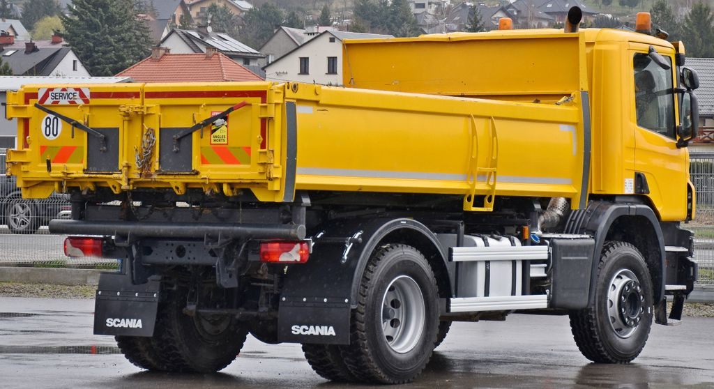 Самосвал камион Scania P 410 Kipper 4,20m + BORDMATIC / TOPZUSTAND: снимка 7